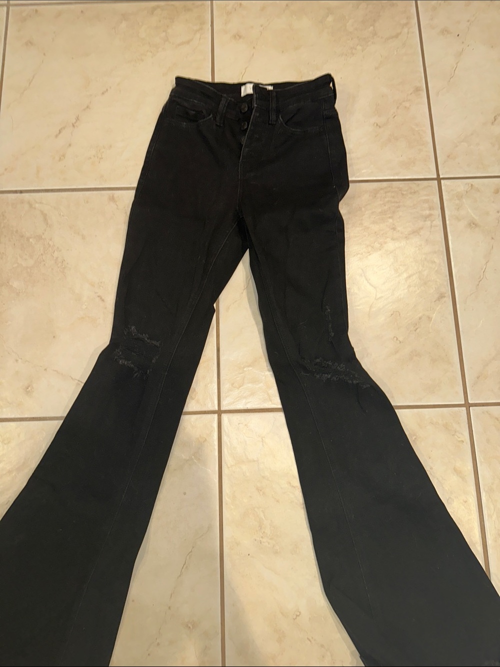 Buckle Black High-Rise Flare Jeans